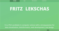 Desktop Screenshot of lekschas.de